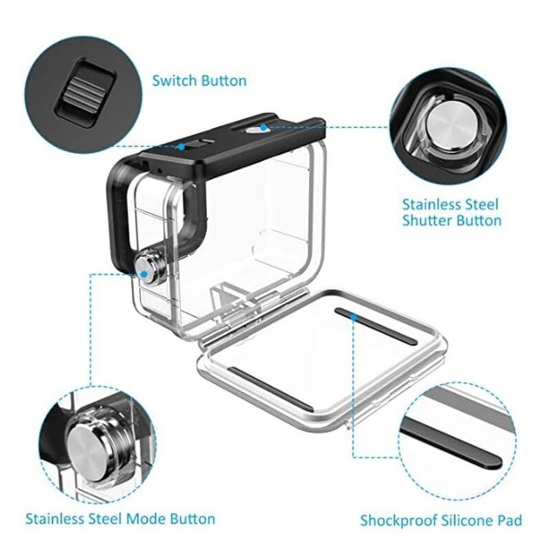 Super Dive Waterproof Case for GoPro Hero 13 12 11