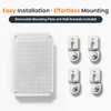 QILIPSU Waterproof Junction Box IP67 Outdoor Plastic Electrical Project Enclosure