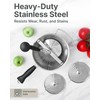 Stainless Steel Food Mill with Detachable Handle – Hand Crank