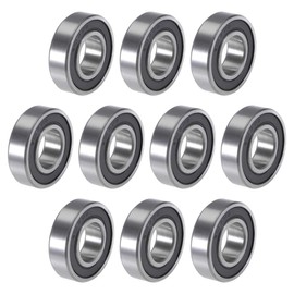 Baller Bearing 6004-2RS Deep Groove Ball Bearings 20mm x 42mm x 12mm Double Sealed Chrome Steel - 10pcs