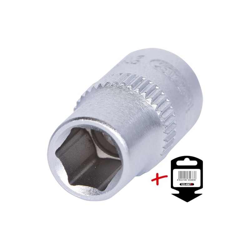 KS-Tools 917.1407-E 1/4 Hexagonal Socket, 7 mm