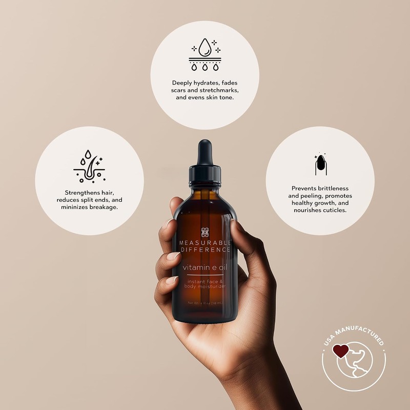 Aceite corporal y facial de Vitamina e