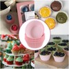 sourcing map 200 Count Cupcake Liners Pink Cupcake Cups Standard