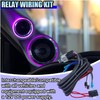 Greluma Kit cablaggio relè clacson, 12V 80A 4 pin clacson