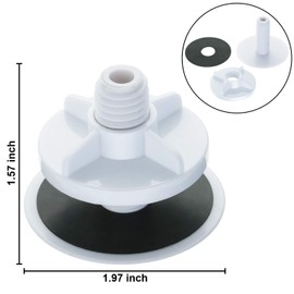 WILLBOND 4 Pieces Kitchen Sink Hole Cover Faucet Cap Kitchen Sink Tap Hole Plate Stopper Cover Blanking Metal Plug