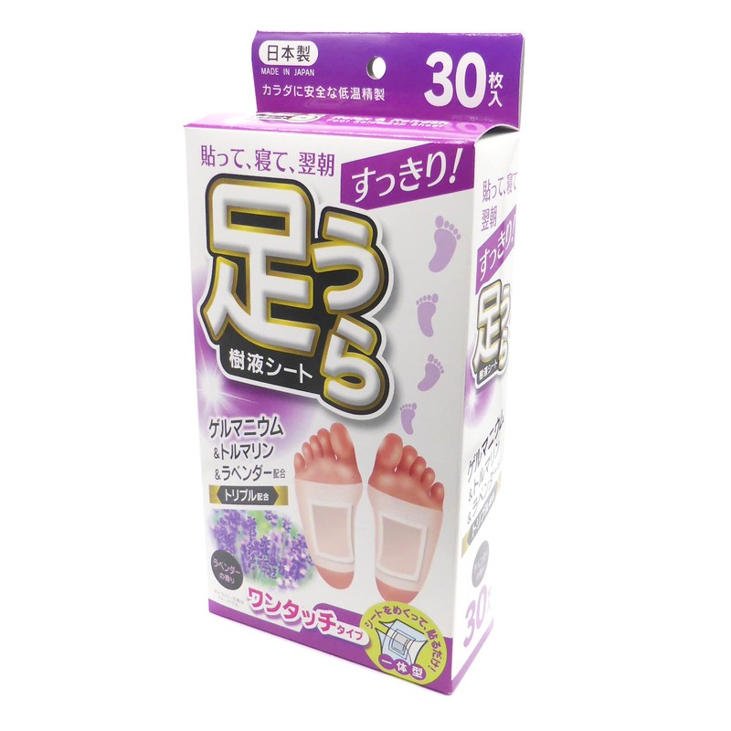 T.H.T Refreshing Foot Sap Sheet, One-Touch Type, Lavender Scent, Made
