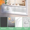 Memrita Portable AC Window Seal Kit with Mesh Screen, Double