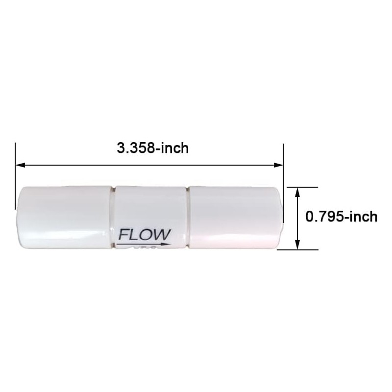 Flow Restrictor 650CC 1/4" quick connector fittings Flow Restrictor for