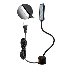 CaalLogt LED Sewing Machine Lamp 30 LEDs Light Working Lighting Flexible Bendable Tube Gooseneck Lamp with Magnetic Base for Sewing Machine Lights Housework Household Duties Chores Lathes Lamps