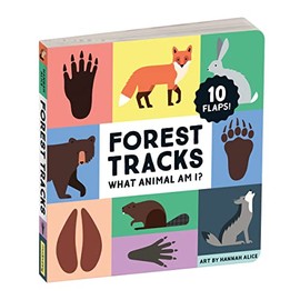 Forest Tracks: What Animal Am I? Lift-The-Flap Board Book