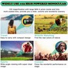 40X60 Monocular Telescope Waterproof HD Night Vision Magnifier Phone Camera