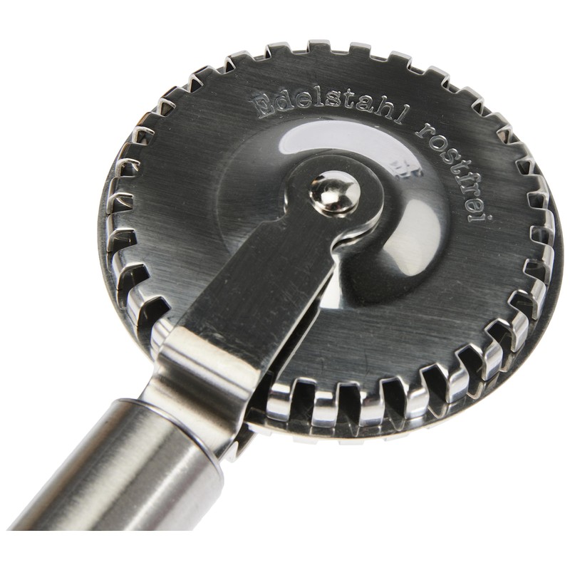 Städter 508002 Ravioli Blitz Teigtaschen-Rad, edelstahl, silber, 20 x 8