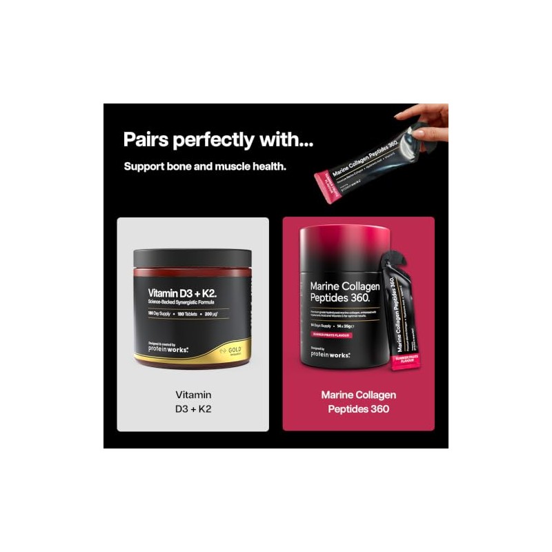 Protein Works | Marine Collagen Peptides 360, Summer Fruits, 14