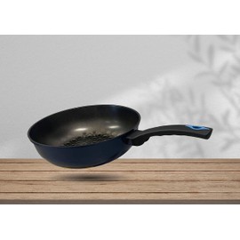 12"/30cm Nonstick Wok Pan Stir Fry & Saute with 3D Diamond Coating Made in Korea
