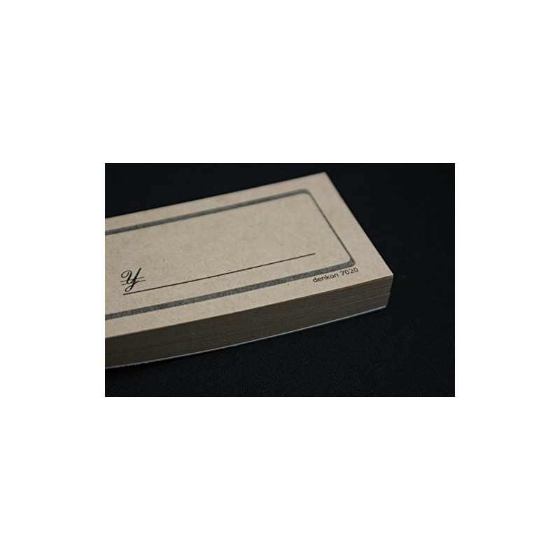 4 Kraft Paper Bill Notes (100 Sheets/Book)
