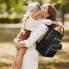 Pritent Diaper Bag Backpack,Baby Essentials Diapers Bag with Pacifier Case,Multipurpose