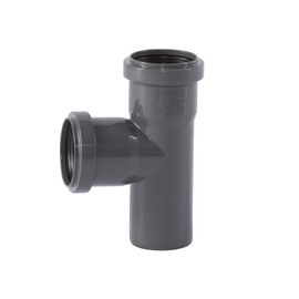 Ostendorf HTsafe Junction DN 50/50 mm 87 Degree HT Pipe, Grey, 87° - dn 50 / dn 50