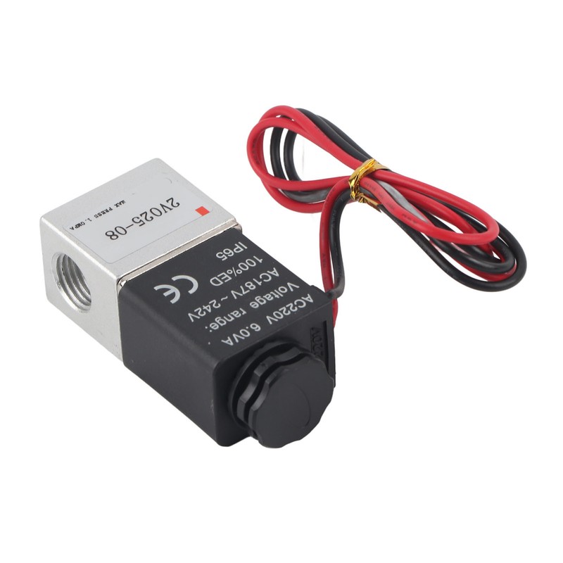 Solenoid Valve 2 Position 2 Way Aluminum Alloy Normally Closed