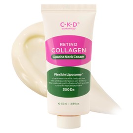 CKD Guaranteed CKD Retino Collagen Gua Sha Neck Cream [Refill] - Firming Cream for Neck and Jawline Tightening, Lifting, and Wrinkle Reduction with Stainless Steel Roller. Korean Skin Care,1.69 fl oz.