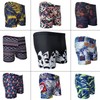 a603 Men's Plus Size Printed Boxer Swim Trunks for Beach & Hot Springs Men's XXL (155-170 lbs)/Random Mixed Hair 10ea