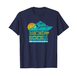 Yacht Rock Party Boat Drinking T-Shirt Maritime = Party Time T-Shirt