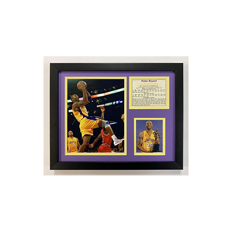 Legends Never Die Kobe Bryant Gold Jersey Framed Photo Collage,
