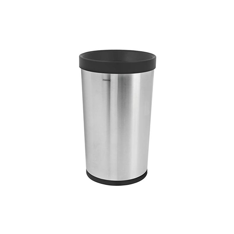 Tramontina Open Top Trash Can Stainless Steel 13 Gallon, 81200/004DS