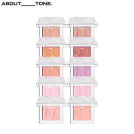 ABOUT TONE Fluffy Wear Blusher 4.3g*2ea, Color 1#$%Color 2:07 Marshmallo Pink-02 Bashful Pink