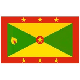 Grenada National Flag 5ft x 3ft by Klicnow