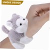 BESPORTBLE Cute Husky Plush Snap Bracelet for Adorable Puppy Stuffed