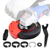 HERZO Surface Grinding Dust Shroud for Angle Grinder, Universal 4.5"/5"