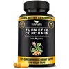 Turmeric Curcumin with Piperine (Black Pepper Extract) - 120 Veggie