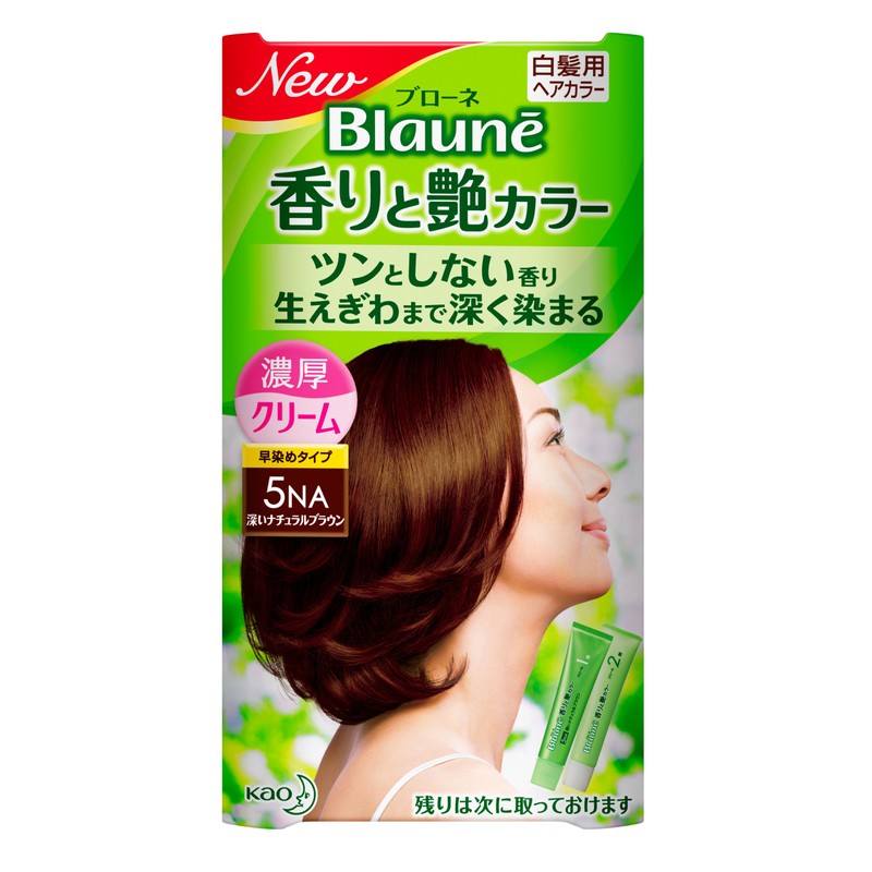 Kao Blaune Fragrant And Gloss Color Cream 5NA Deep Natural