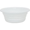 Pearl Metal AZ-5604 Foldable Washbasin, Small, White, Washtub, Bucket, Tub