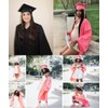 TngHui Unisex Matte Graduation Gown Cap 2024 2025 Year Charm