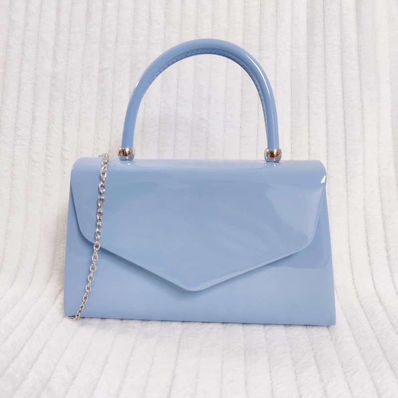 fi9® BNWT Retro Patent Leather Bridal Wedding Evening Bag Party