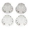 Musiclily Pro Metric Coarse 18-Spline Top Hat Bell Knobs Tone