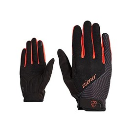 Ziener CEDA Women's Cycling Gloves Long Finger with Touch Function Breathable Cushioning Signal Peach 7