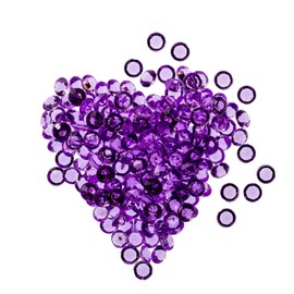 WedDecor 4000pcs Acrylic Crystal Bling Diamond Beads Wedding Table Scatters, 2.5mm Confetti Rhinestones Diamonds for Table Centerpiece Decorations Bridal Shower Decorations Vase Beads, Lilac Purple