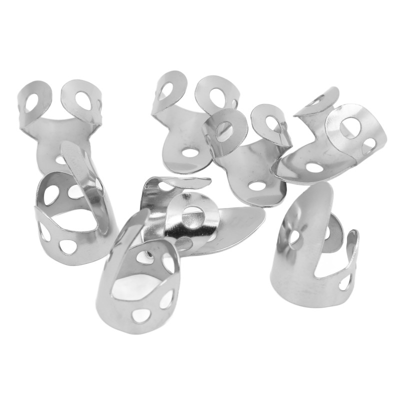 12Pcs Guitar Finger Pick Bass Thumb Protector Instrument Accessory Set