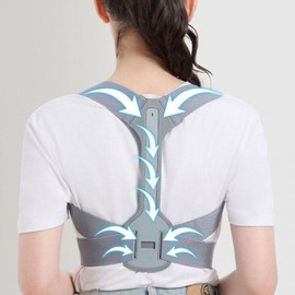 Correct posture, shoulders, lower back, spine, turtle neck, bent back Band 1-Posture Correction Band-S