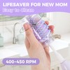 Electric Bottle Brush Cleaner,Rechargable Baby Bottle Brush with Thermometer,Drying Rack,Waterproof
