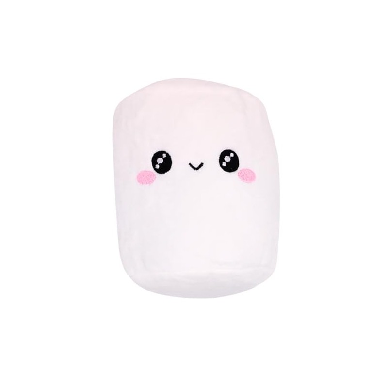 ABC PLUSH Squeaking, Cute Marshmallow Plush Dog Chew Toy