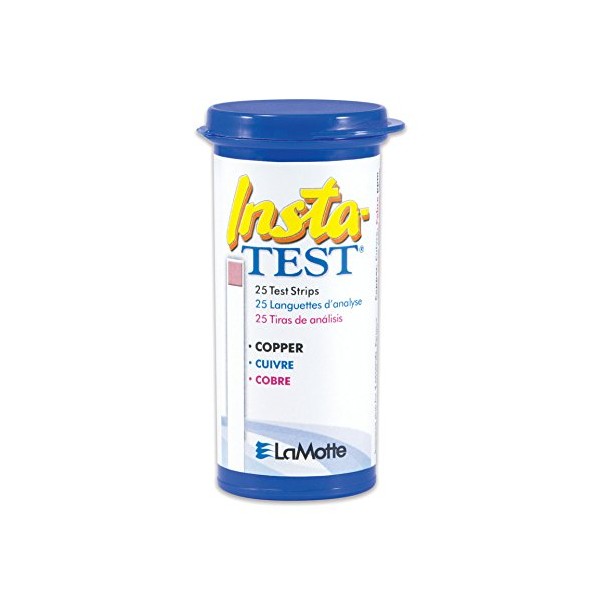 Lamotte copper, alkalinity and pH Swimming Pool Test Strips -