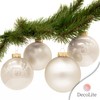 DecoLite: Glass Christmas Tree Baubles, Diameter 10 cm (Pack of
