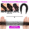 Afro Twist Hair 24Inch 6Packs Springy Afro Twist Hair Crochet