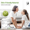 Slim Panda Pilates Ball 9 Inch with Air Pump, Non-Slip