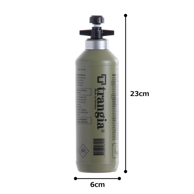 Trangia Fuel Storage Bottle, Green, 0.5L,TR-506105