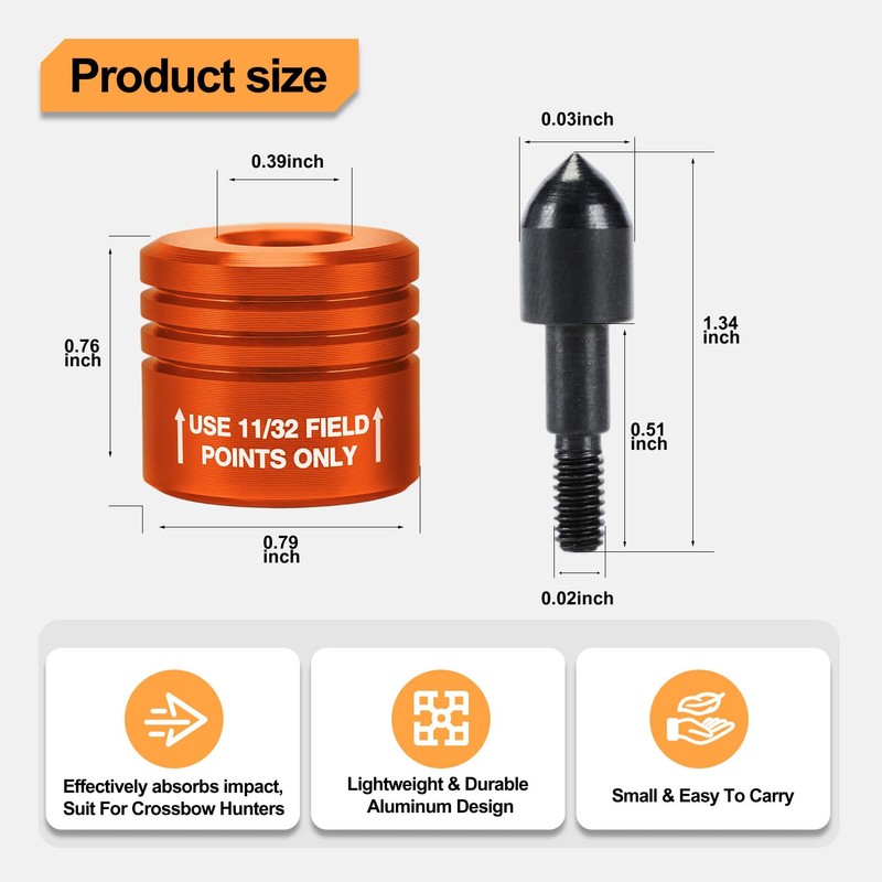 LWANO Crossbow Bolt Decocking Head Compatible with Most Bolts (2