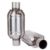 Yeoflagtrade 2.0" Universal Catalytic Converter, 2.0 Inch Inlet/Outle Cat Converter